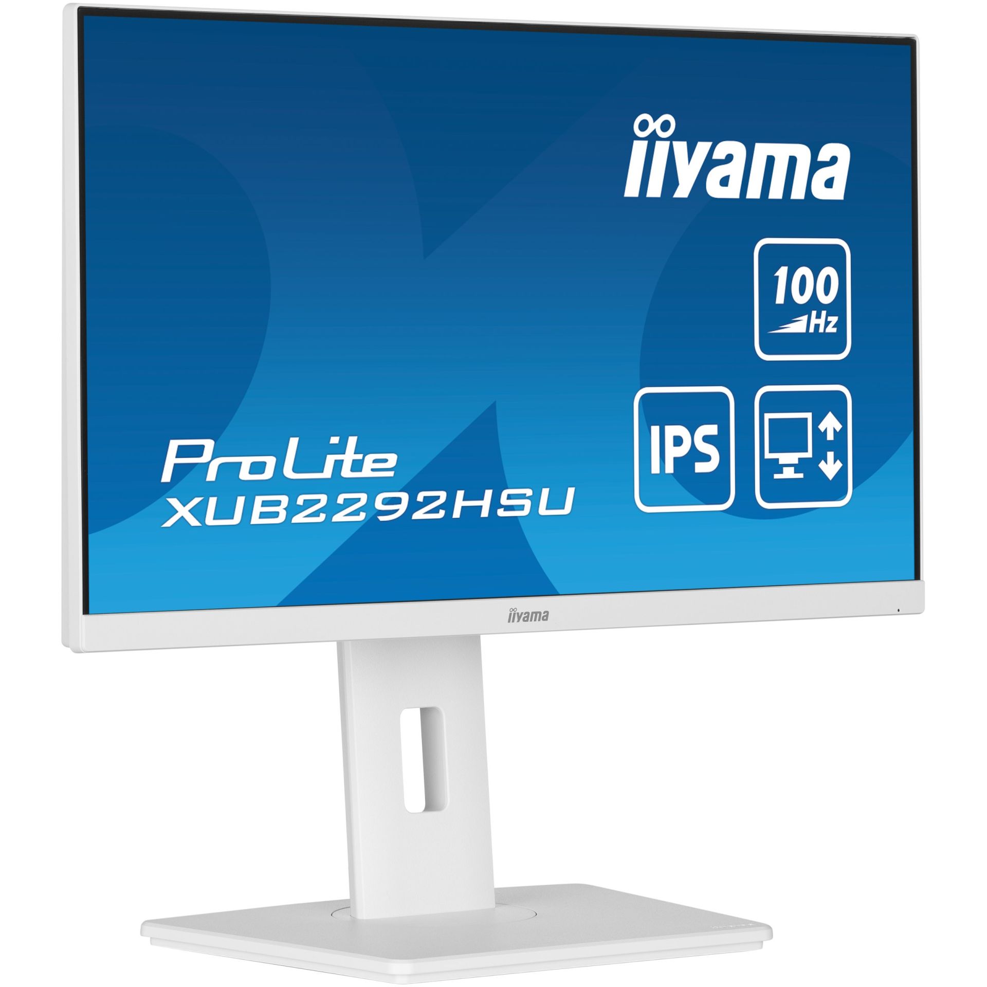 iiyama ProLite XUB2292HSU-W6, 54,6 cm (21.5 Zoll), 1920 x 1080 Pixel, Full HD, LED, 0,4 ms, Weiß