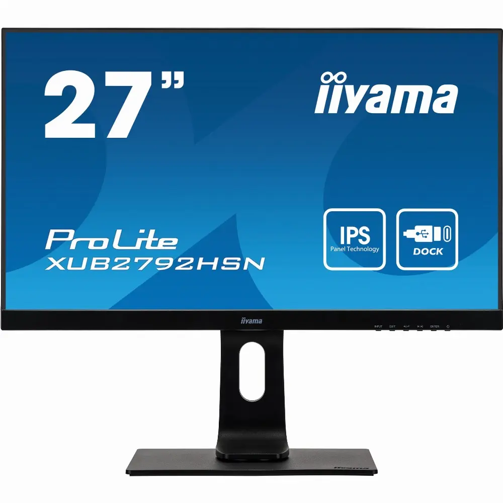iiyama ProLite XUB2792HSN-B1, 68,6 cm (27 Zoll), 1920 x 1080 Pixel, Full HD, LED, 4 ms, Schwarz