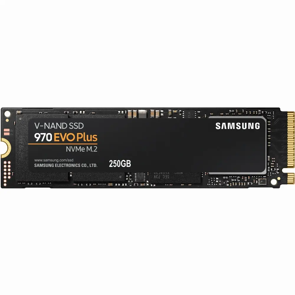 Samsung 970 EVO Plus, 250 GB, M.2, 3500 MB/s