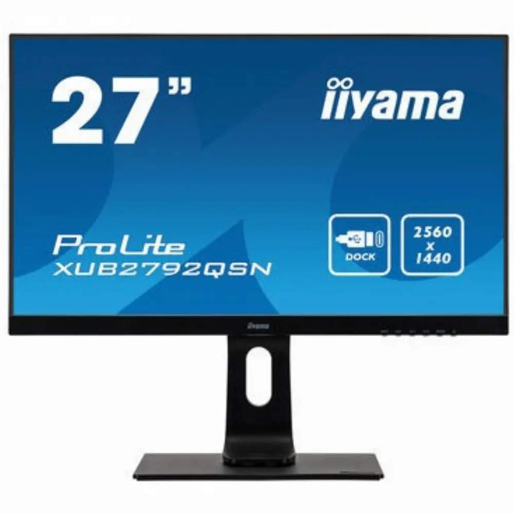 iiyama ProLite XUB2792QSN-B1, 68,6 cm (27 Zoll), 2560 x 1440 Pixel, WQXGA, LED, 4 ms, Schwarz