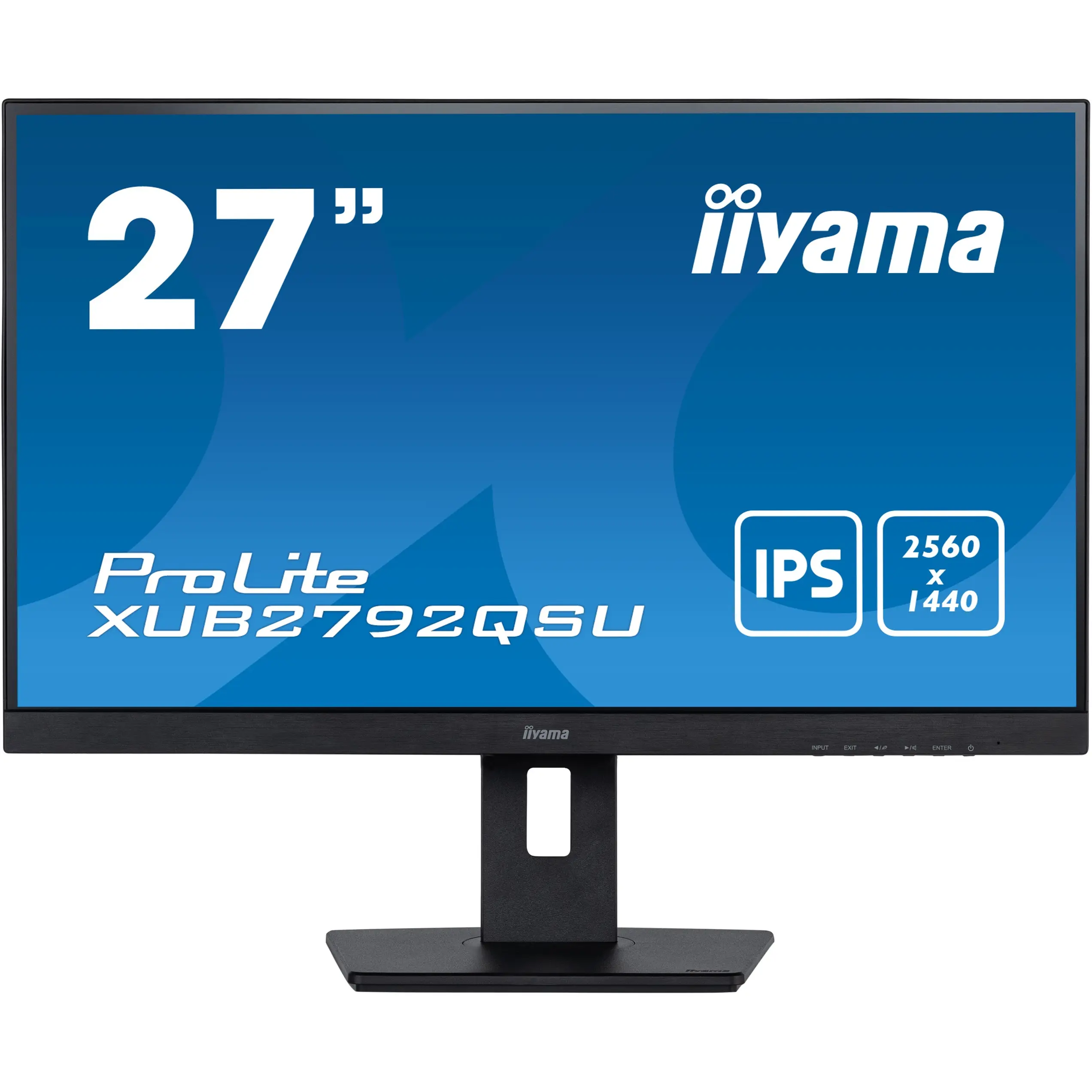 iiyama XUB2792QSU-B5, 68,6 cm (27"), 2560 x 1440 Pixel, Full HD, LED, 5 ms, Schwarz