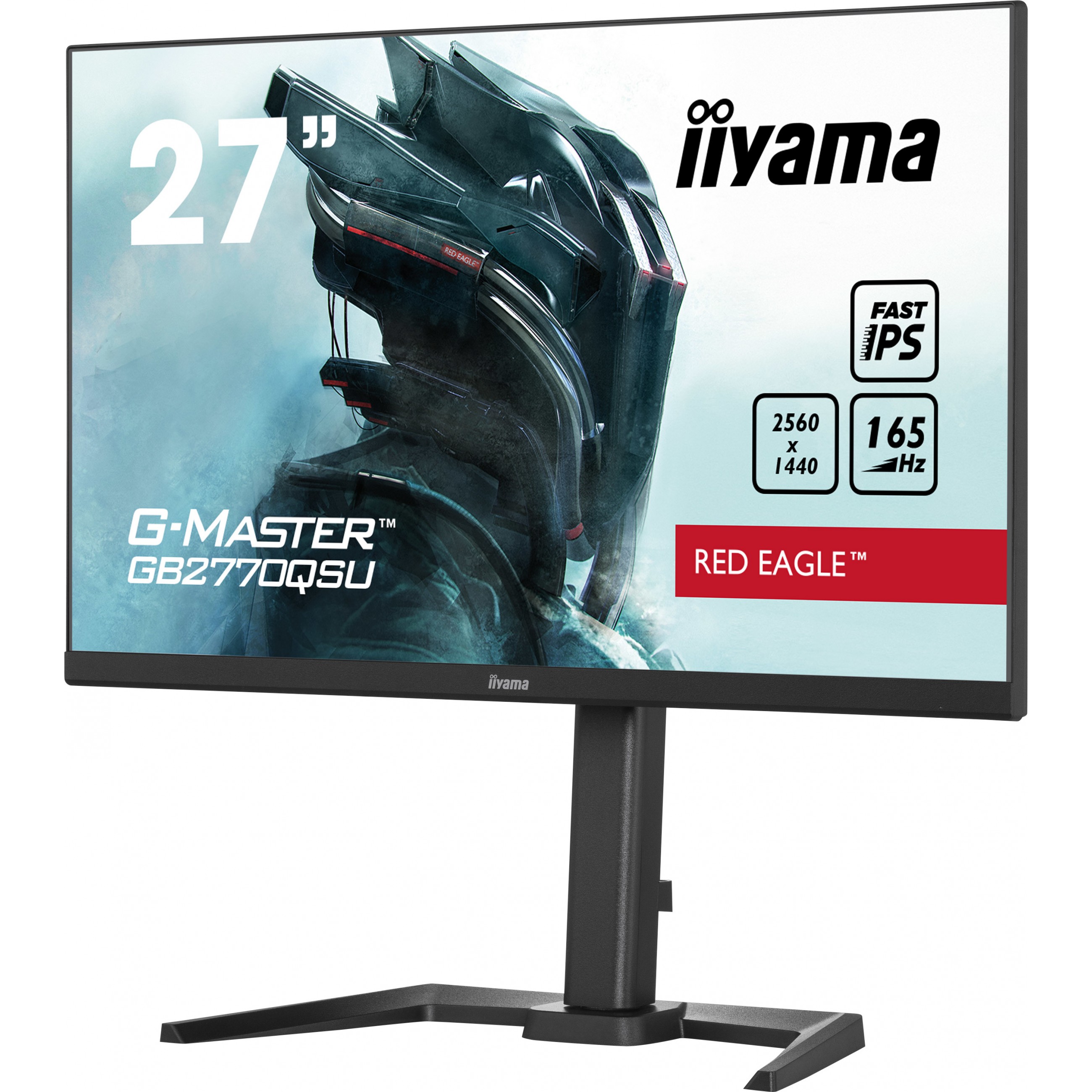 iiyama G-MASTER GB2770QSU-B5, 68,6 cm (27 Zoll), 2560 x 1440 Pixel, Wide Quad HD, LED, 0,5 ms, Schwarz
