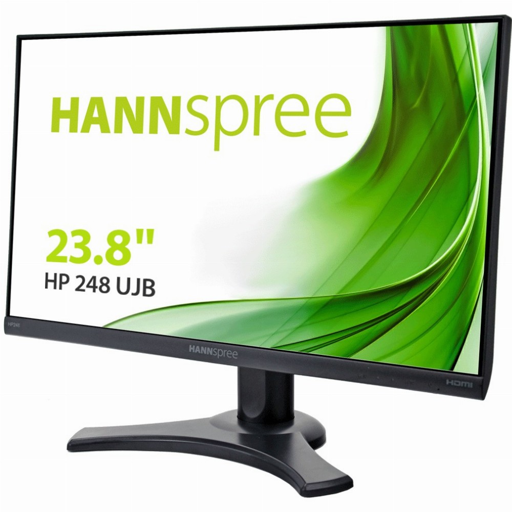 Hannspree HP248UJB, 60,5 cm (23.8 Zoll), 1920 x 1080 Pixel, Full HD, LED, 4 ms, Schwarz