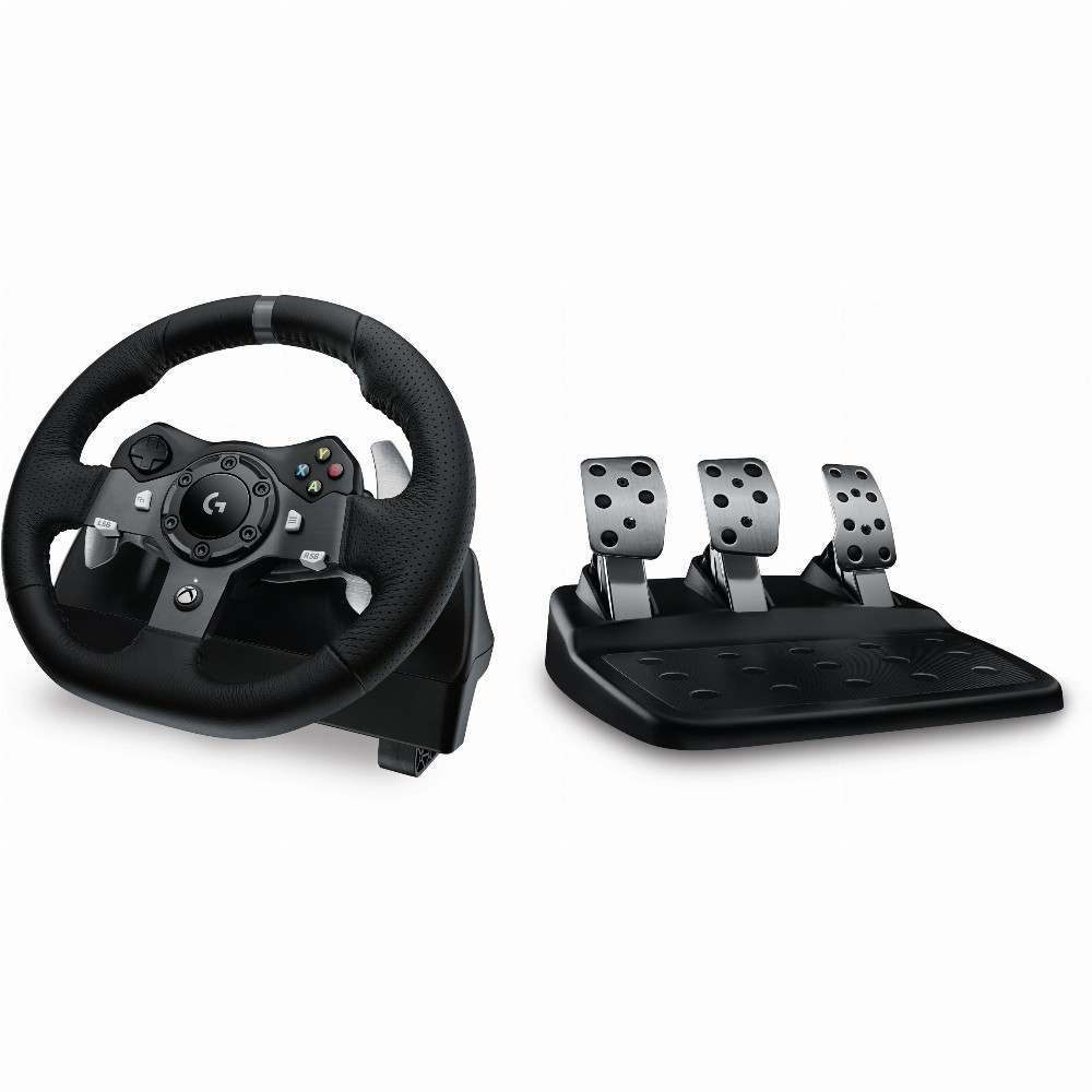 Logitech G G920 Driving Force, Lenkrad + Pedale, PC, Xbox One, D-Pad, Analog / Digital, Verkabelt, USB 2.0
