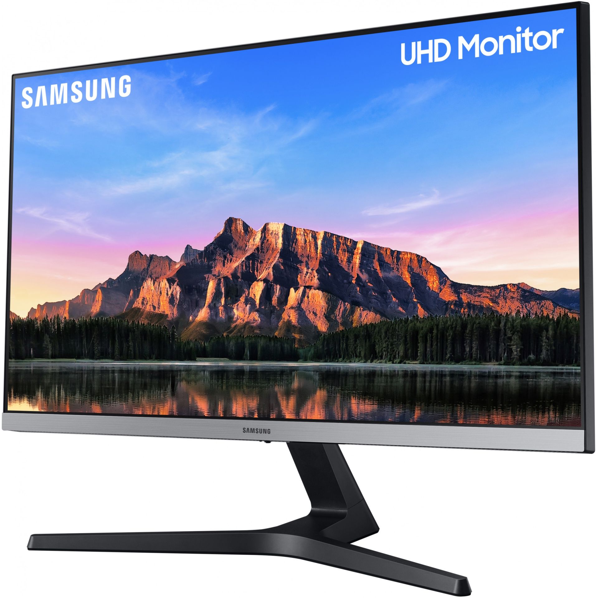 Samsung U28R550UQP, 71,1 cm (28 Zoll), 3840 x 2160 Pixel, 4K Ultra HD, LED, 4 ms, Grau