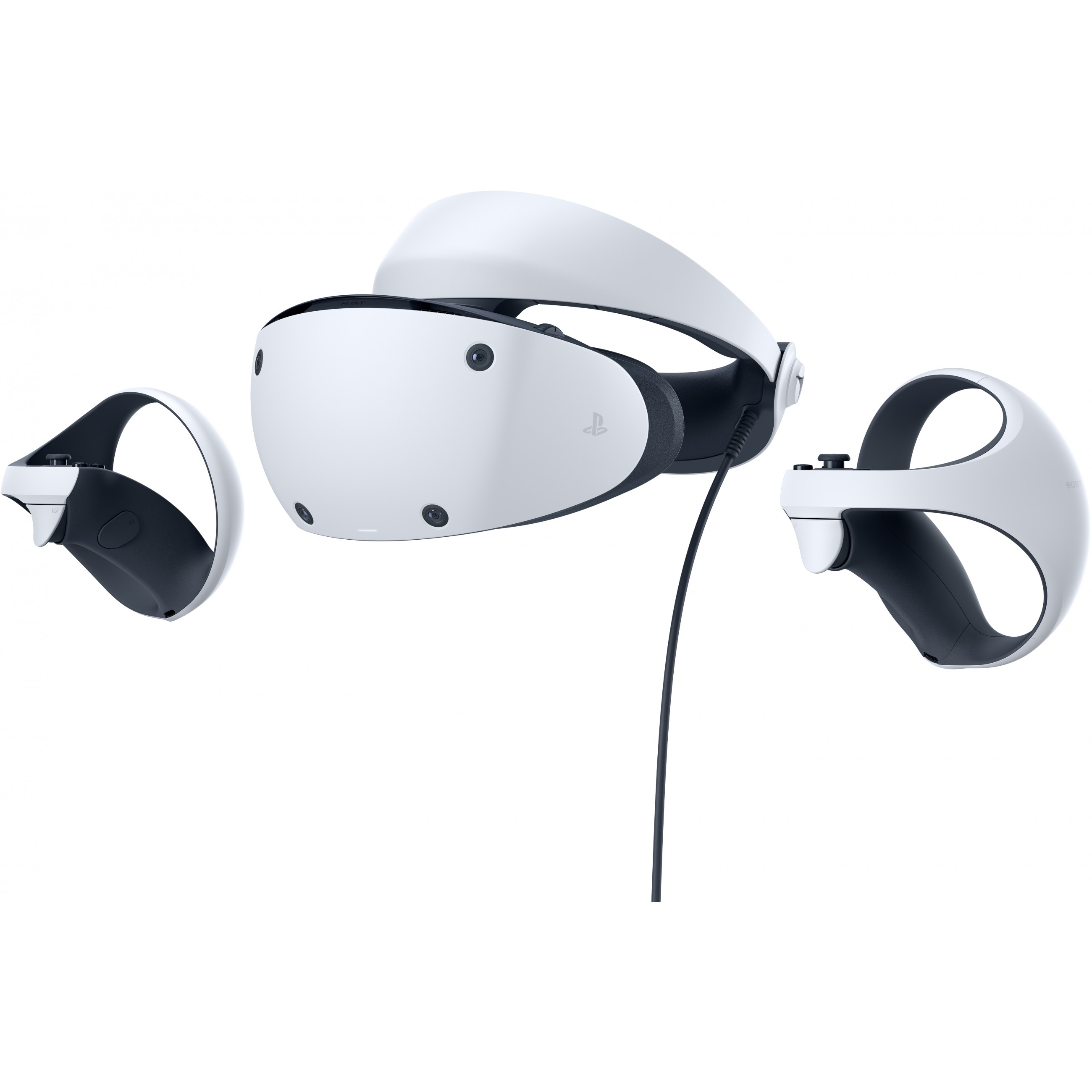 Sony PlayStation VR2, Dediziertes obenmontiertes Display, Schwarz, Weiß, 110 Grad, Monochromatisch, 110 Grad, 120 Hz
