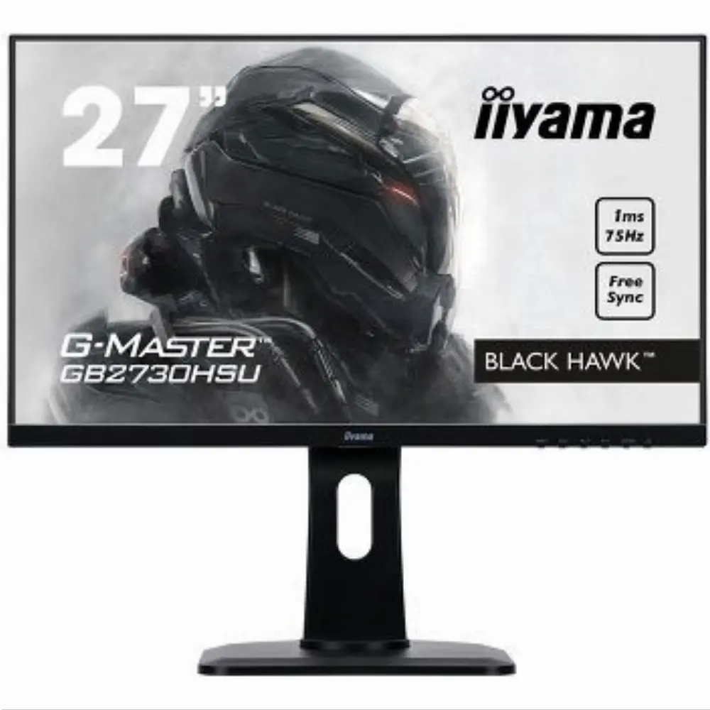iiyama G-MASTER GB2730HSU-B1, 68,6 cm (27 Zoll), 1920 x 1080 Pixel, Full HD, LED, 1 ms, Schwarz