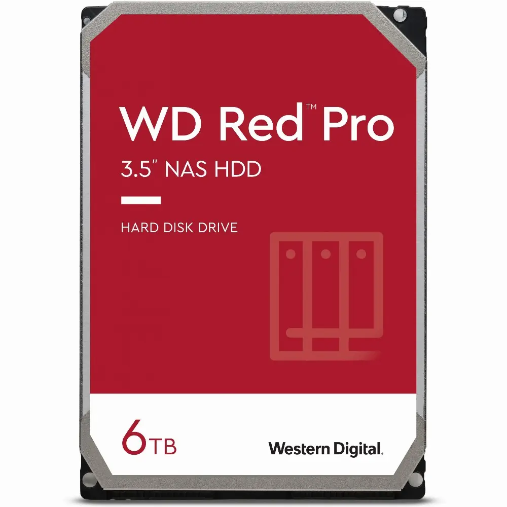 Western Digital RED PRO 6 TB, 3.5 Zoll), 6 TB, 7200 RPM