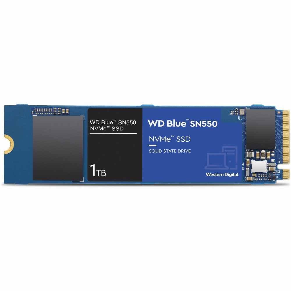 Western Digital WD Blue SN550 NVMe, 1000 GB, M.2, 2400 MB/s, 8 Gbit/s