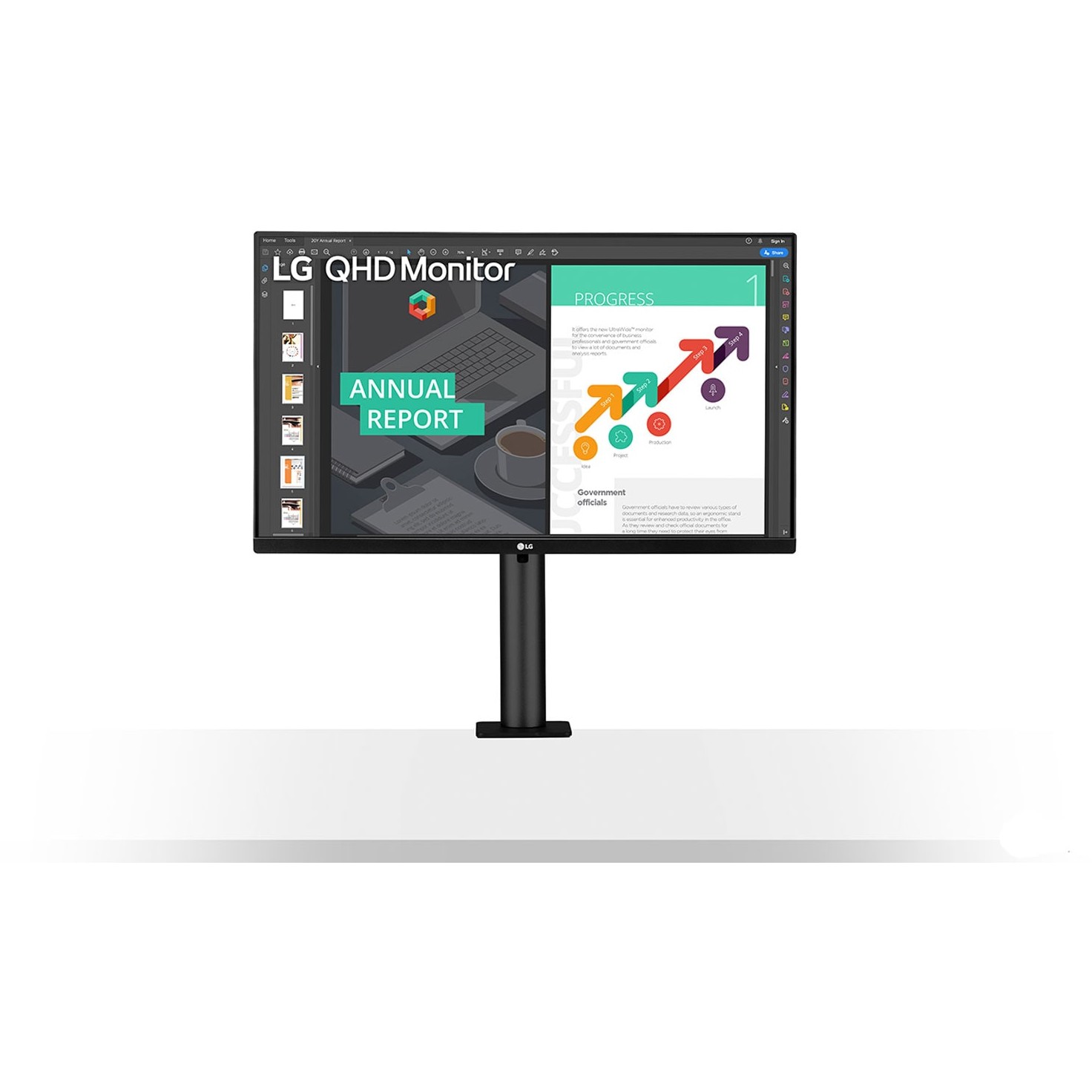 68,6cm/27 Zoll (2560x1440) LG 27QN880P-B 16:9 5ms IPS HDMI DP USB-C Black