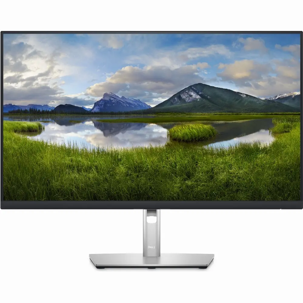 DELL P Series 27 Monitor – P2723D, 68,6 cm (27 Zoll), 2560 x 1440 Pixel, Quad HD, LCD, 5 ms, Schwarz, Silber