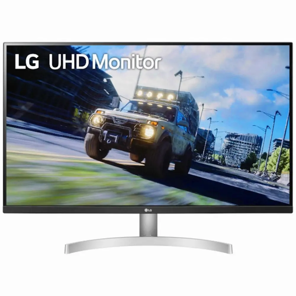 LG 32UN500-W, 80 cm (31.5 Zoll), 3840 x 2160 Pixel, 4K Ultra HD, 4 ms, Schwarz, Weiß