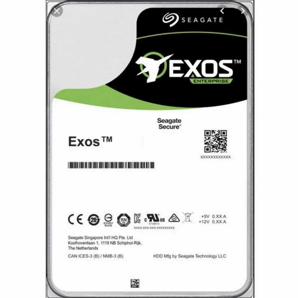 Seagate Exos X16, 3.5 Zoll), 14 TB, 7200 RPM