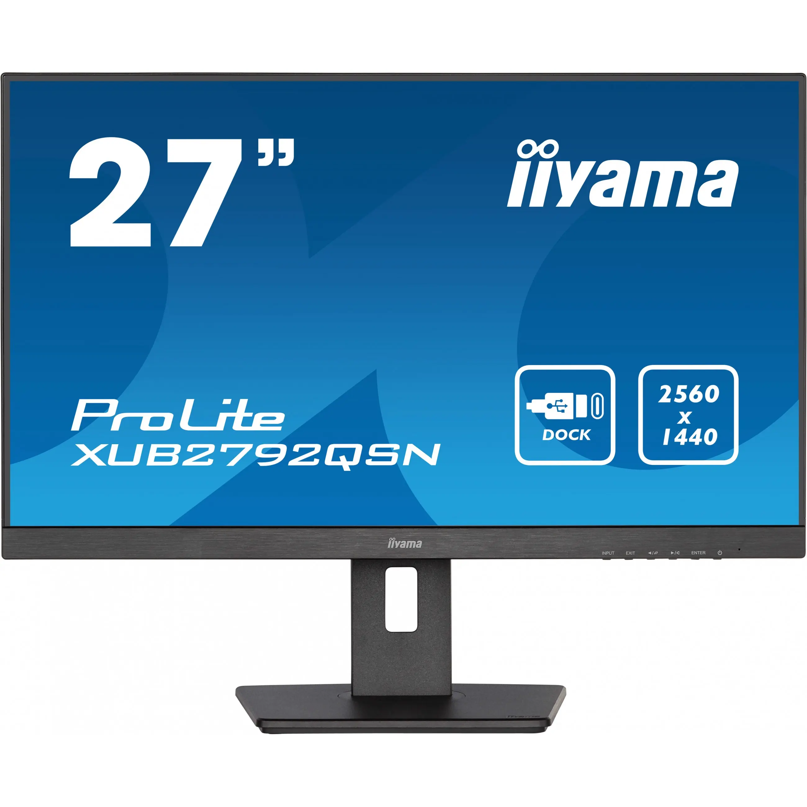 iiyama ProLite , 68,6 cm 27 Zoll, 2560 x 1440 Pixel, Wide Quad HD, LED, 4 ms, Schwarz