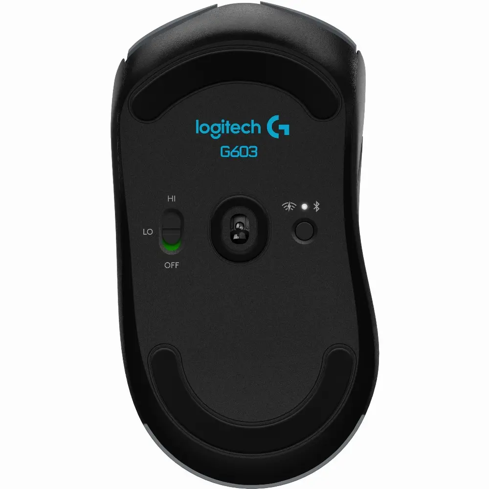Logitech G G603, rechts, Optisch, RF kabellos + Bluetooth, 12000 DPI, 1 ms, Schwarz