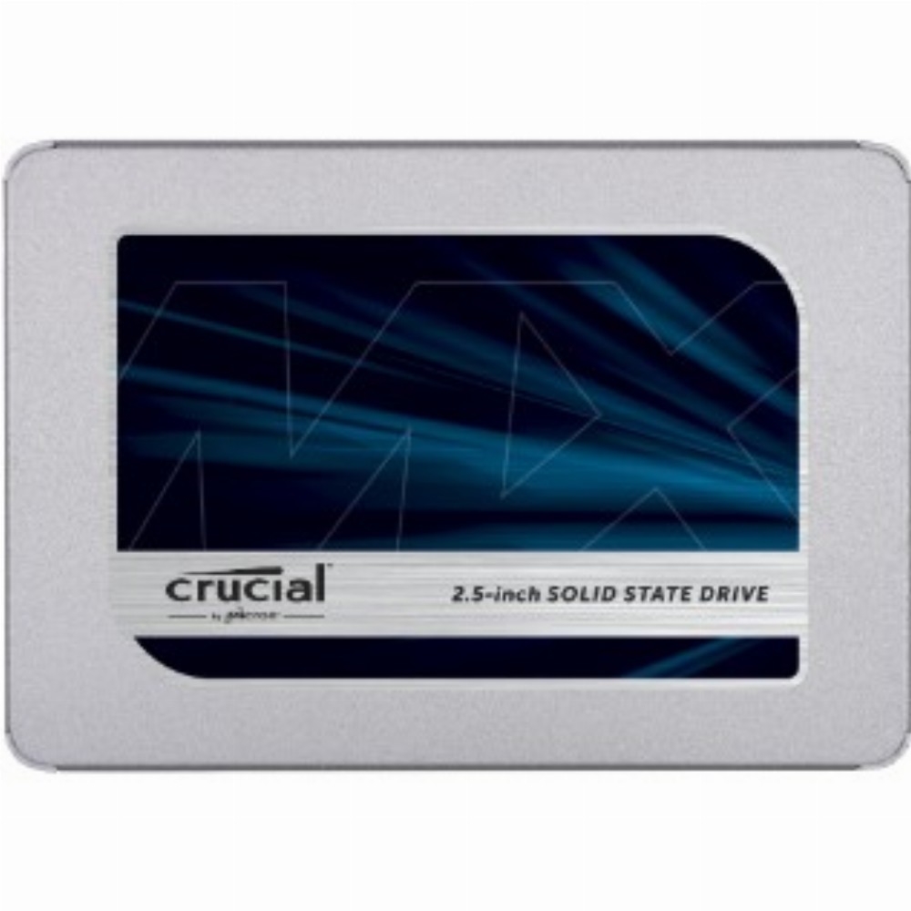Crucial MX500, 1000 GB, 2.5", 560 MB/s, 6 Gbit/s