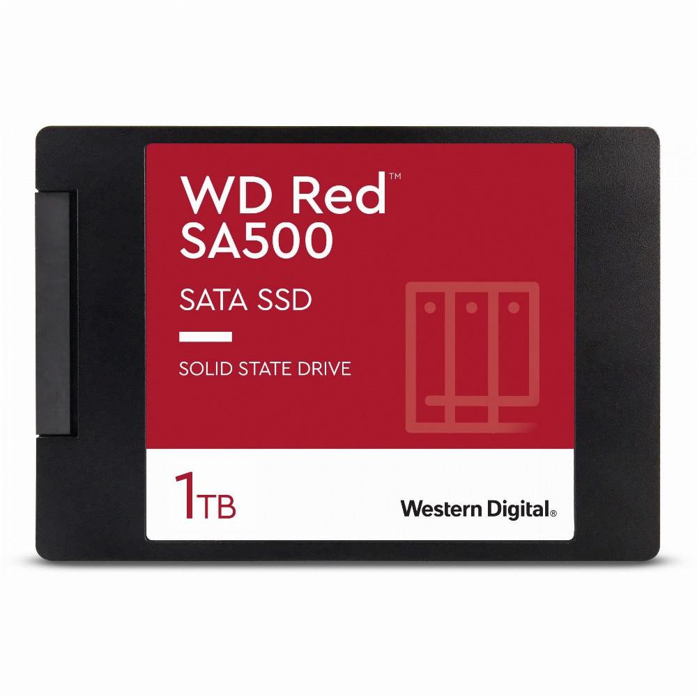 Western Digital Red SA500, 1000 GB, 2.5", 530 MB/s, 6 Gbit/s
