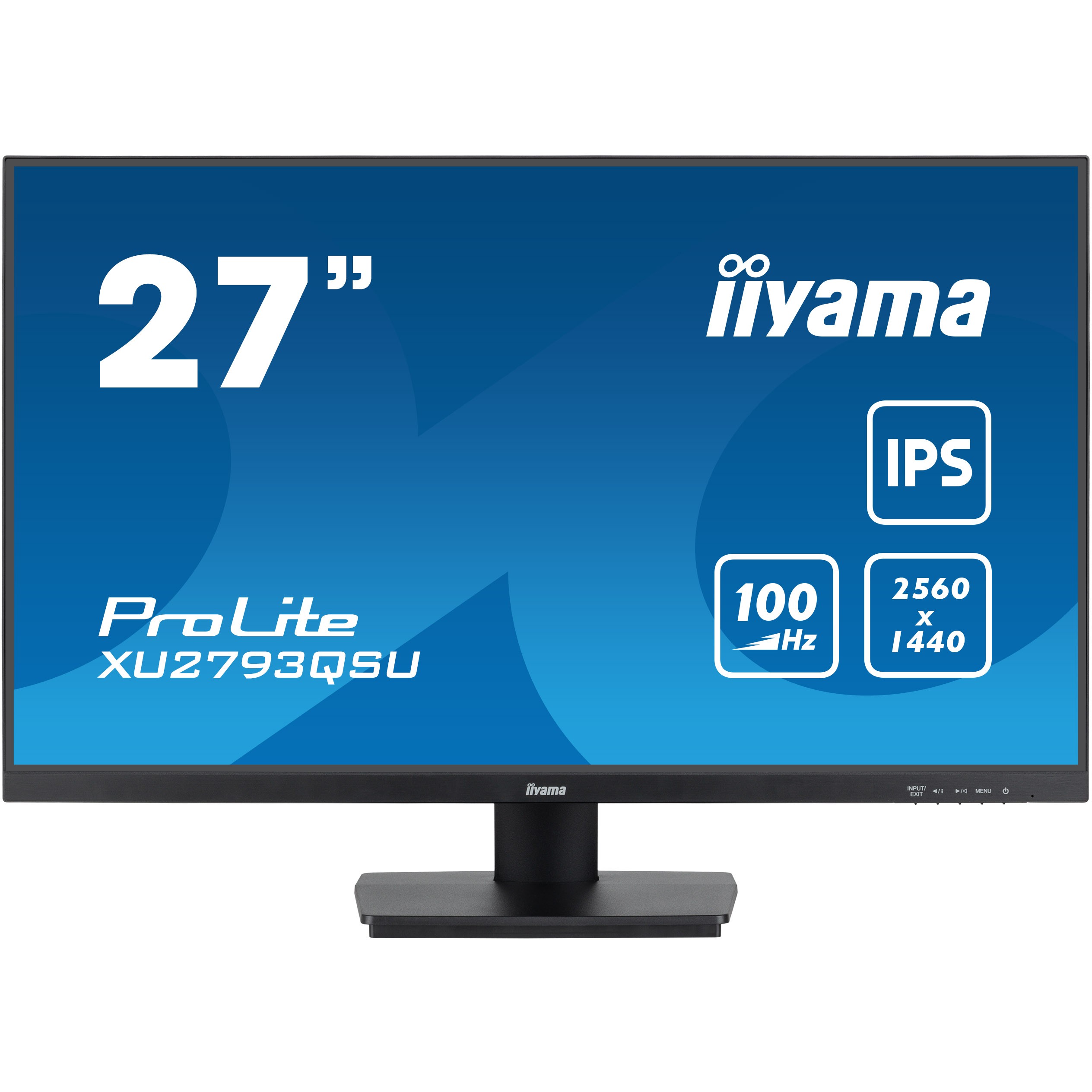 iiyama ProLite XU2793QSU-B6, 68,6 cm (27 Zoll), 2560 x 1440 Pixel, Wide Quad HD, LED, 1 ms, Schwarz