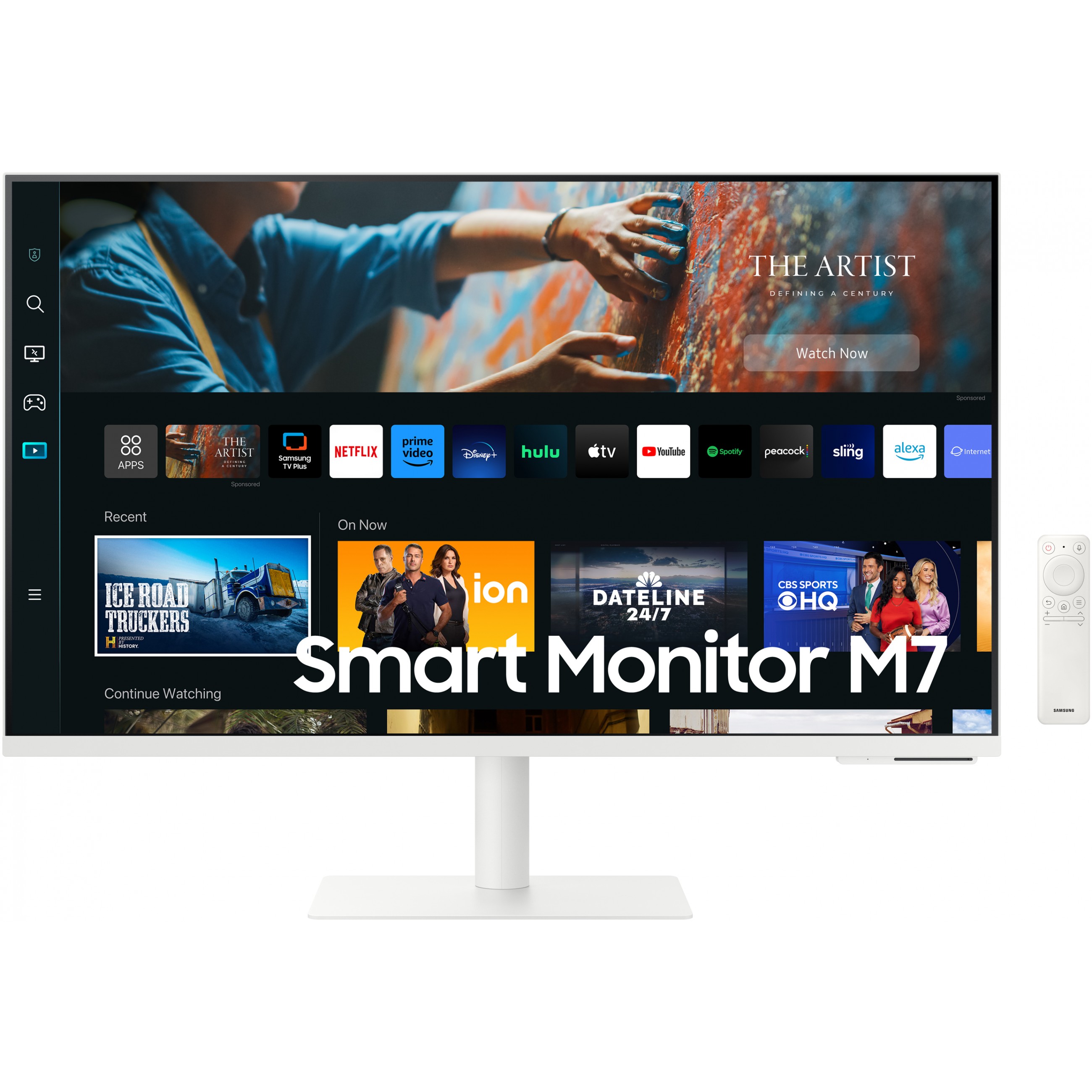 Samsung Smart Monitor M5 M70C, 81,3 cm (32 Zoll), 3840 x 2160 Pixel, 4K Ultra HD, LED, 4 ms, Weiß