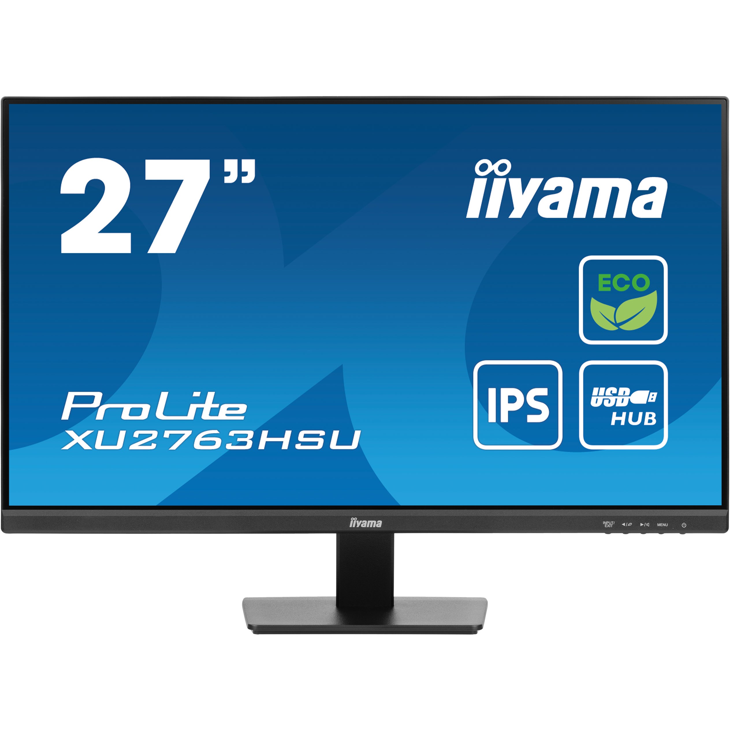 iiyama ProLite XU2763HSU-B1, 68,6 cm (27 Zoll), 1920 x 1080 Pixel, Full HD, LED, 3 ms, Schwarz