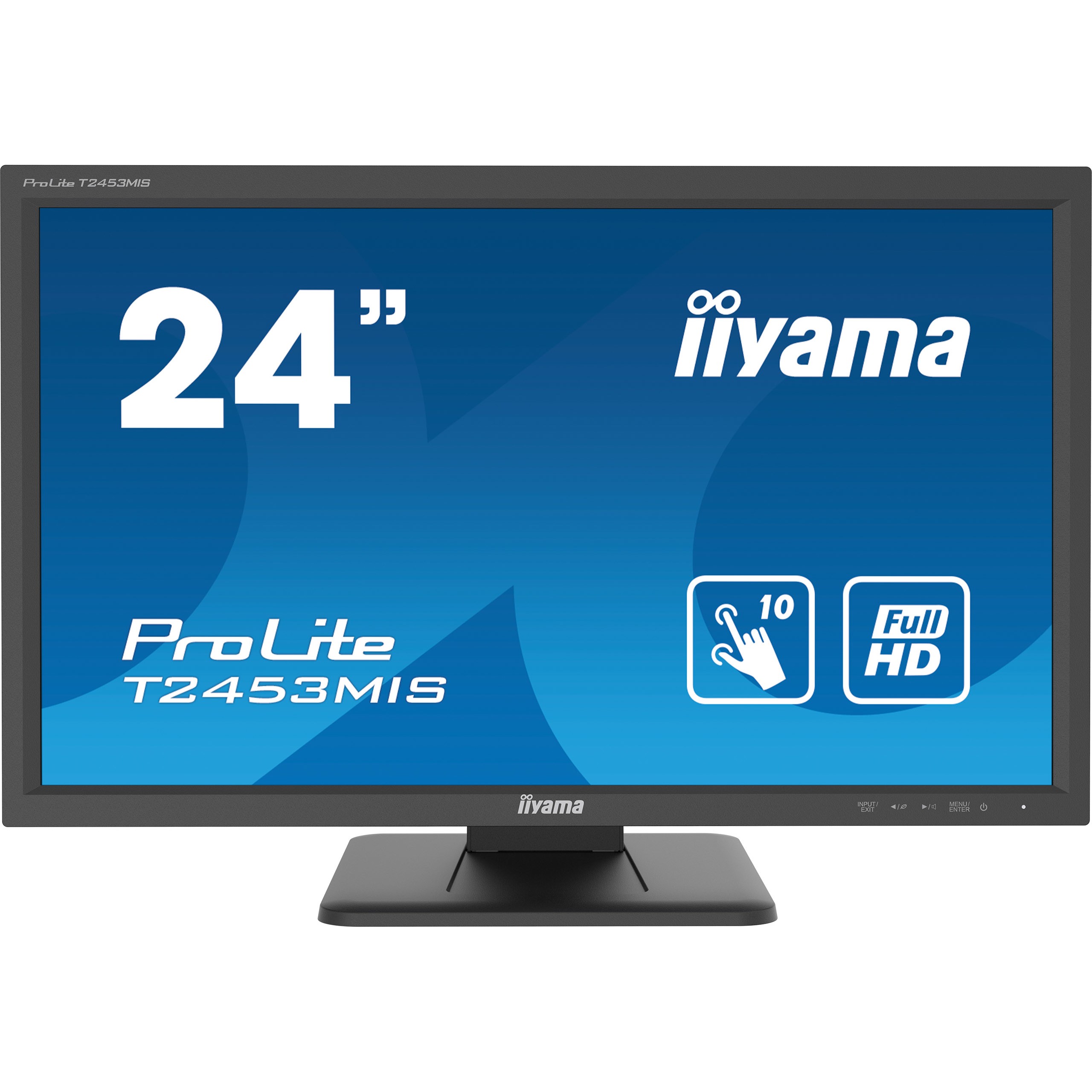 iiyama ProLite T2453MIS-B1, 59,9 cm (23.6 Zoll), 1920 x 1080 Pixel, Full HD, LED, 4 ms, Schwarz
