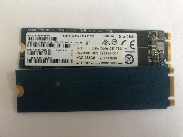 HP SanDisk 256GB M.2 2280 SSD 856448-001 
