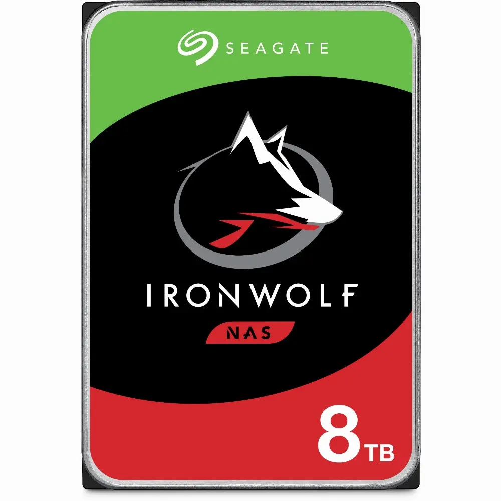 Seagate IronWolf ST8000VN004, 3.5 Zoll), 8 TB, 7200 RPM