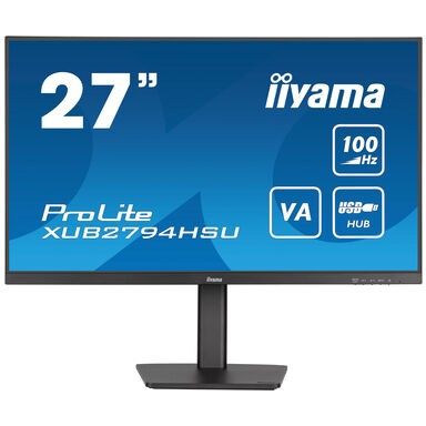 iiyama ProLite XUB2794HSU-B6, 68,6 cm (27 Zoll), 1920 x 1080 Pixel, Full HD, 1 ms, Schwarz