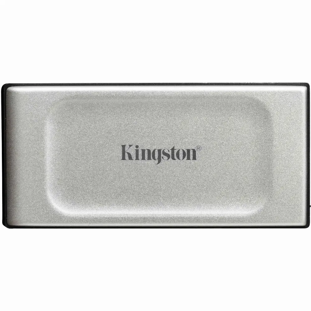 Kingston Technology 500G Tragbare SSD XS2000, 500 GB, USB Typ-C, 3.2 Gen 2 (3.1 Gen 2), 2000 MB/s, Schwarz, Silber