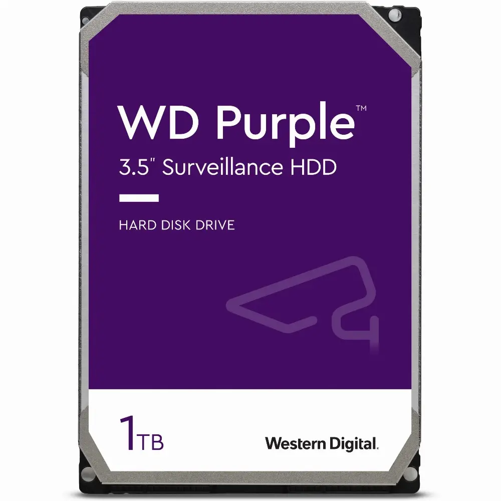 Western Digital Purple, 3.5 Zoll), 1 TB, 5400 RPM