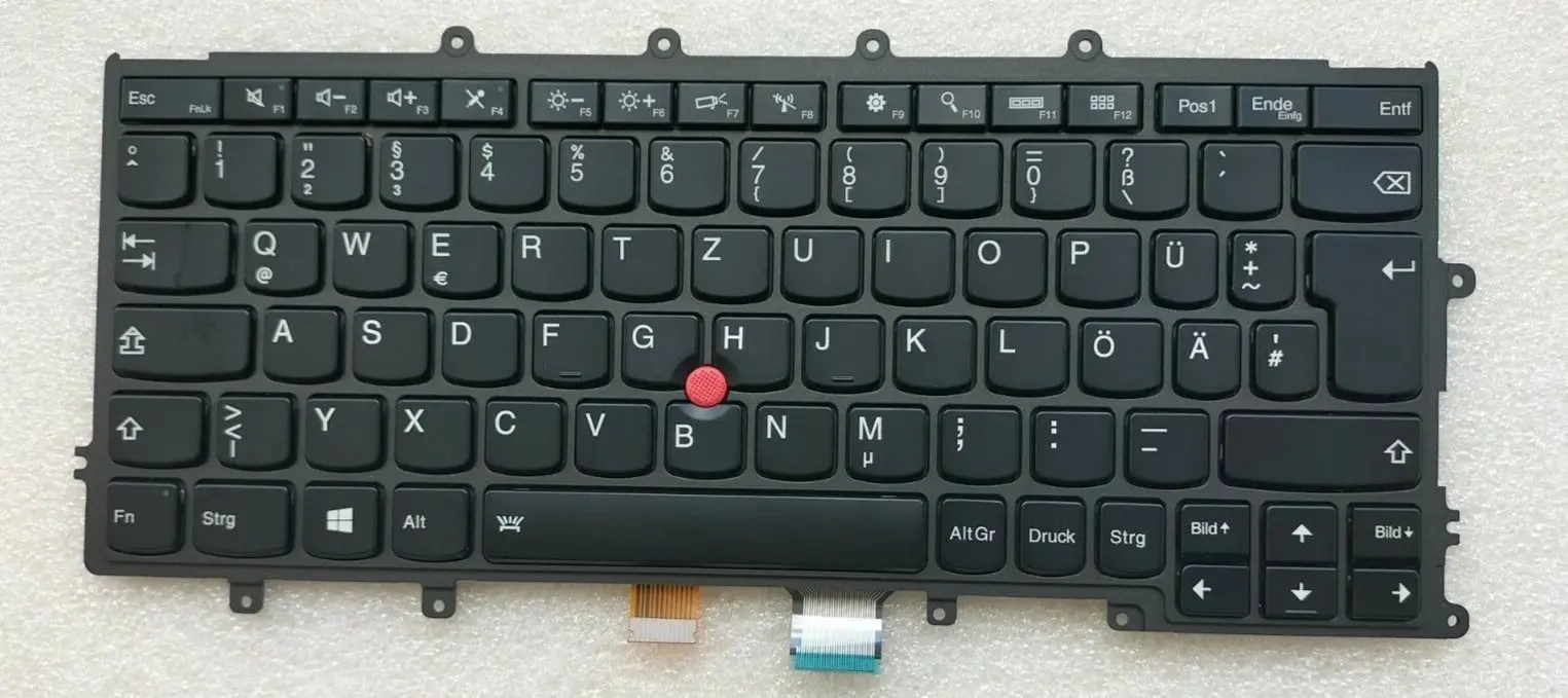 Tastatur für Lenovo ThinkPad X240/X250/X260 DE- Beleuchtet FRU: 04X0189 - NEU