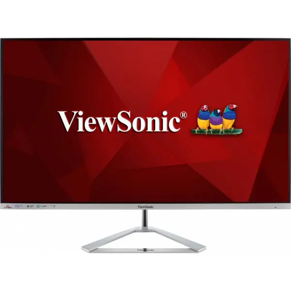 Viewsonic VX Series VX3276-MHD-3, 81,3 cm (32 Zoll), 1920 x 1080 Pixel, Full HD, LED, 4 ms, Silber