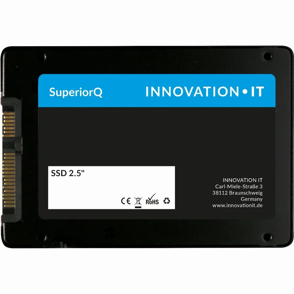Innovation IT SSD 2.5 Zoll) 1TB InnovationIT SuperiorQ BULK (QLC), 1 TB, 2.5 Zoll), 500 MB/s