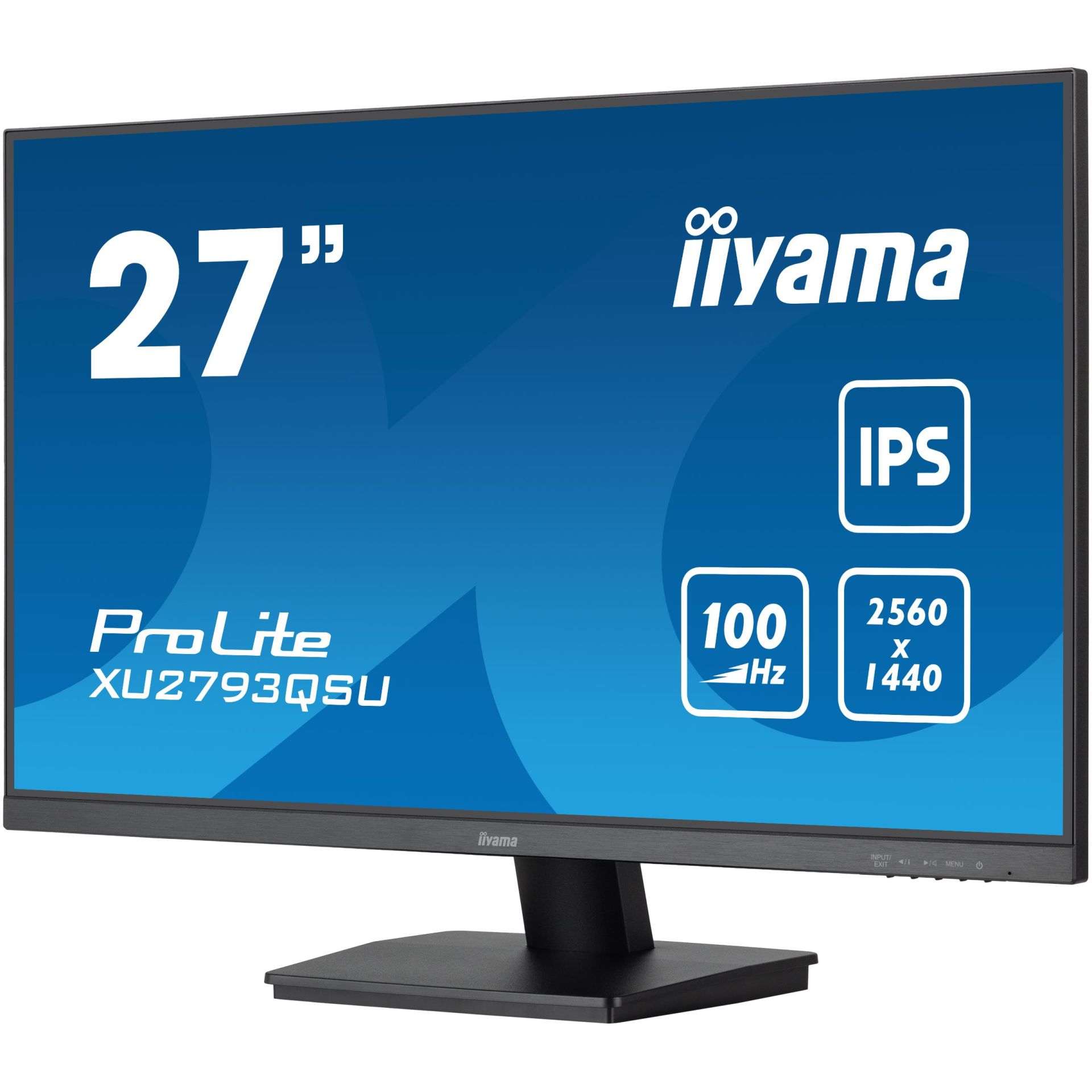 iiyama ProLite XU2793QSU-B6, 68,6 cm (27 Zoll), 2560 x 1440 Pixel, Wide Quad HD, LED, 1 ms, Schwarz