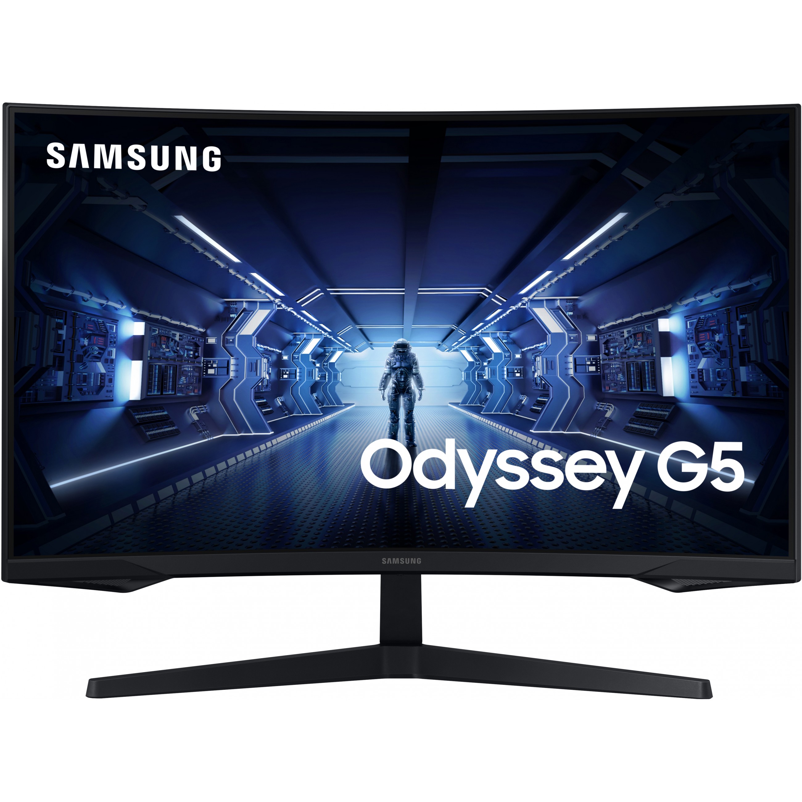 Samsung Odyssey G5, 81,3 cm (32 Zoll), 2560 x 1440 Pixel, Wide Quad HD, LED, 1 ms, Schwarz