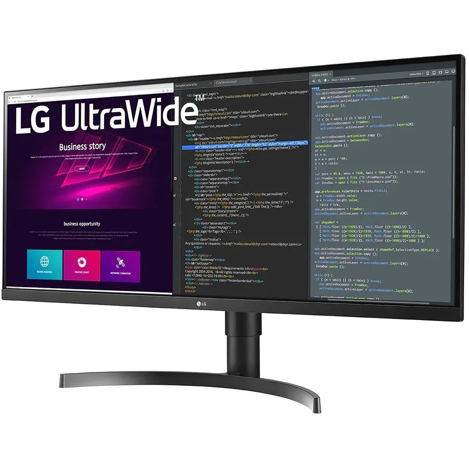 LG 34WN750-B, 86,4 cm (34 Zoll), 3440 x 1440 Pixel, UltraWide Quad HD, LED, Schwarz