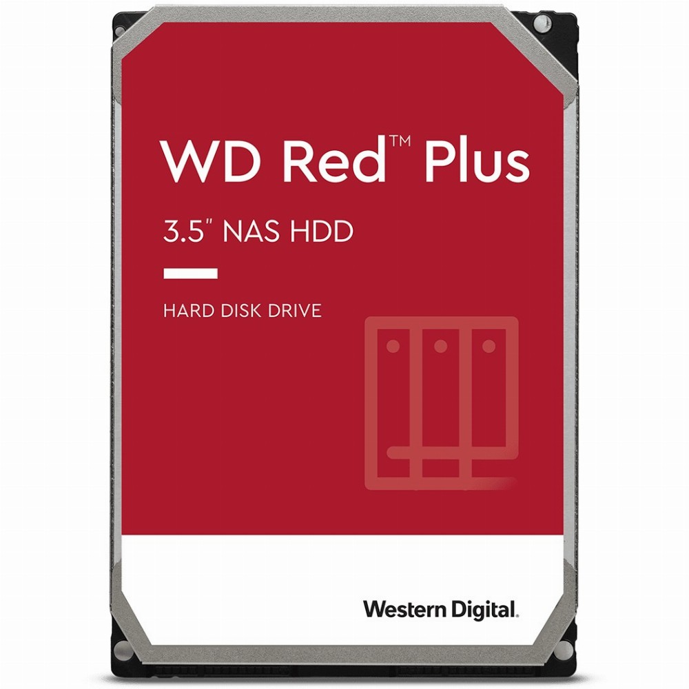Western Digital WD Red Plus, 3.5 Zoll, 4000 GB, 5400 RPM