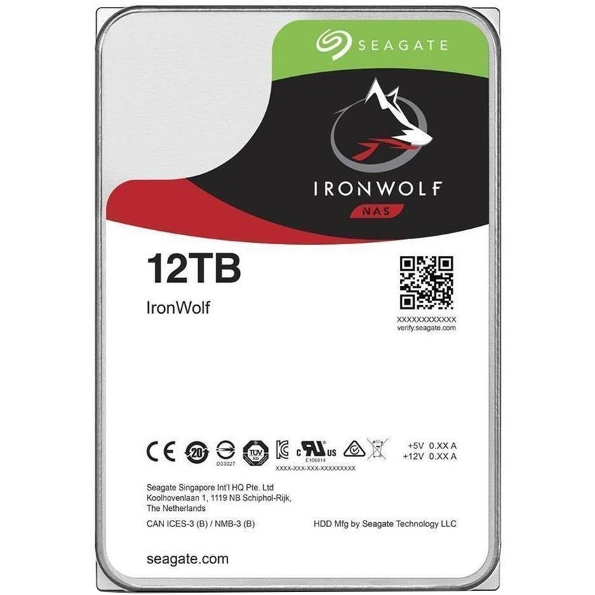 Seagate NAS HDD IronWolf, 3.5 Zoll), 12 TB, 7200 RPM