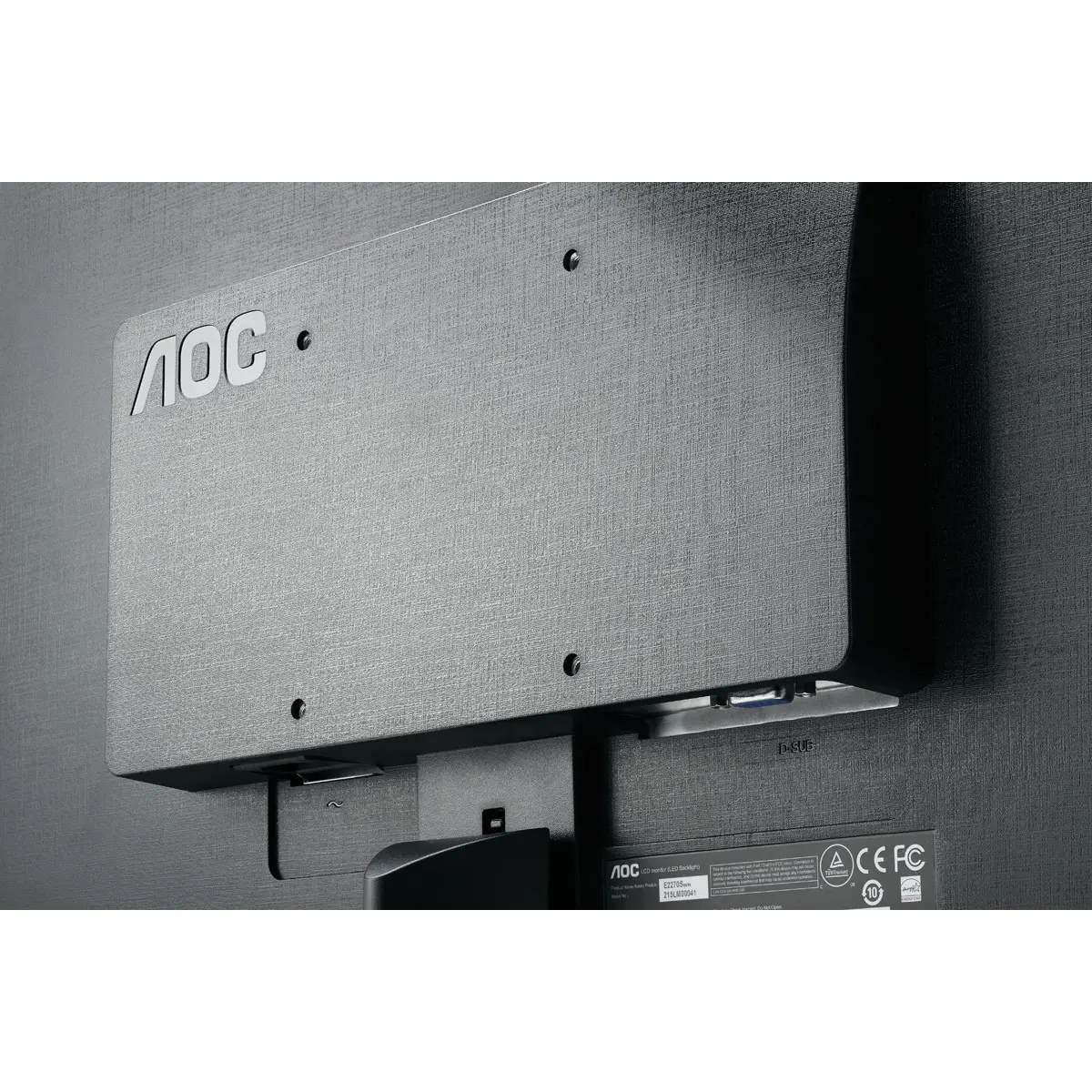 AOC 70 Series E2270SWDN, 54,6 cm (21.5 Zoll), 1920 x 1080 Pixel, Full HD, LED, 5 ms, Schwarz