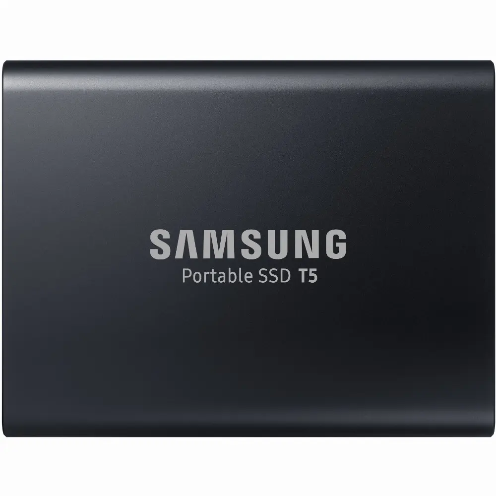 Samsung T5, 2000 GB, USB Typ-C, 3.2 Gen 2 (3.1 Gen 2), 0,54 Gbit/s, Passwortschutz, Schwarz