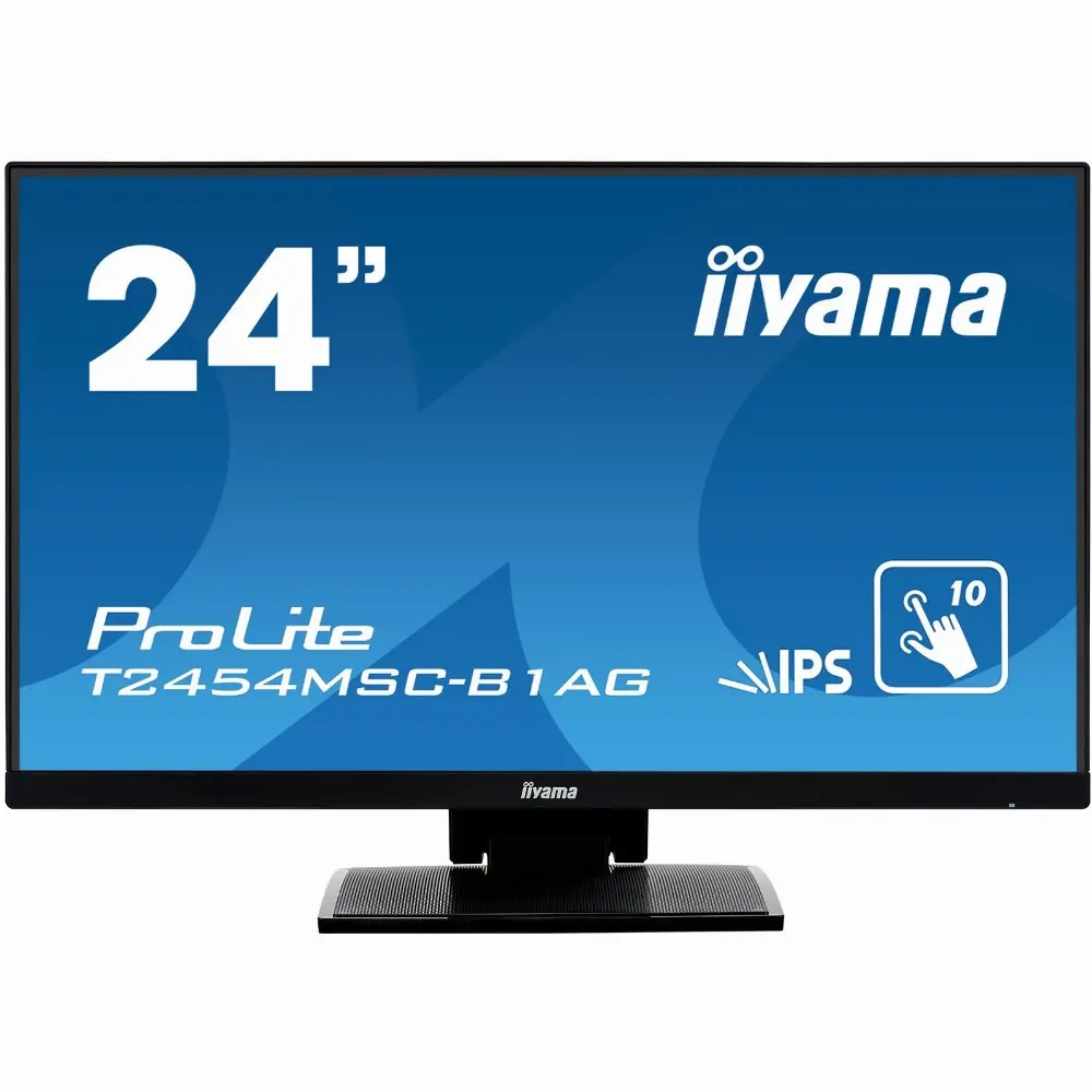 iiyama ProLite T2454MSC-B1AG, 60,5 cm (23.8 Zoll), 1920 x 1080 Pixel, Full HD, LED, 4 ms, Schwarz