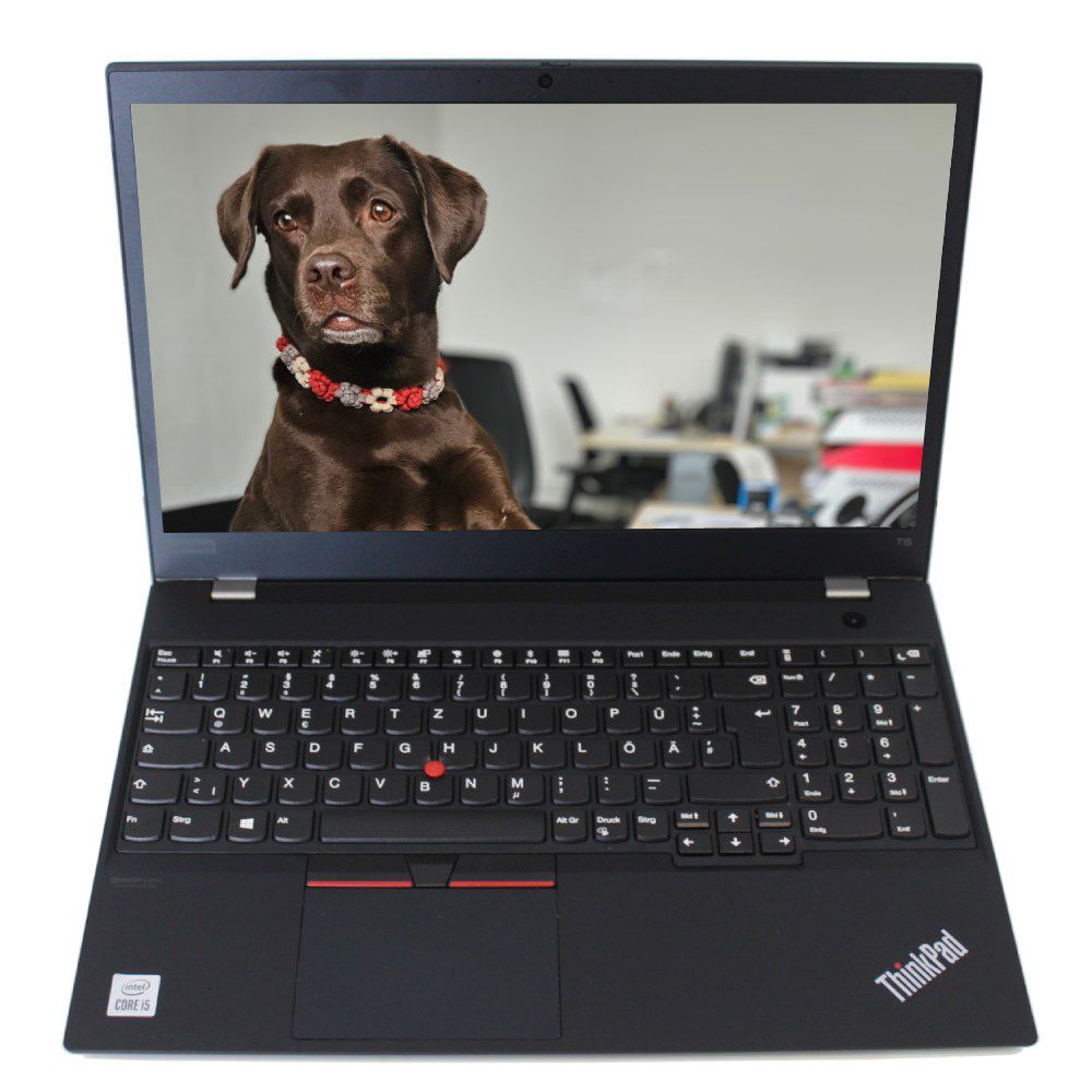 Lenovo Thinkpad T15 von vorne