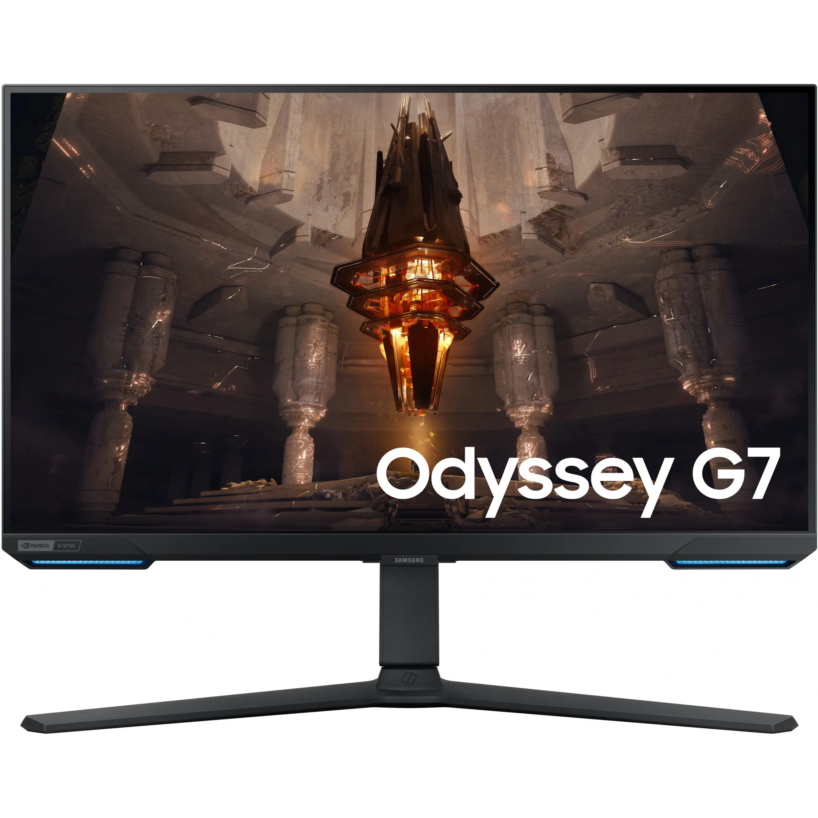 Samsung Odyssey G7 G70B, 71,1 cm (28 Zoll), 3840 x 2160 Pixel, 4K Ultra HD, LED, 1 ms, Schwarz