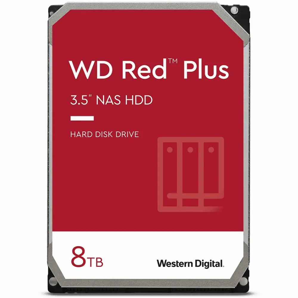 Western Digital Red Plus , 3.5 Zoll), 8 TB, 5640 RPM