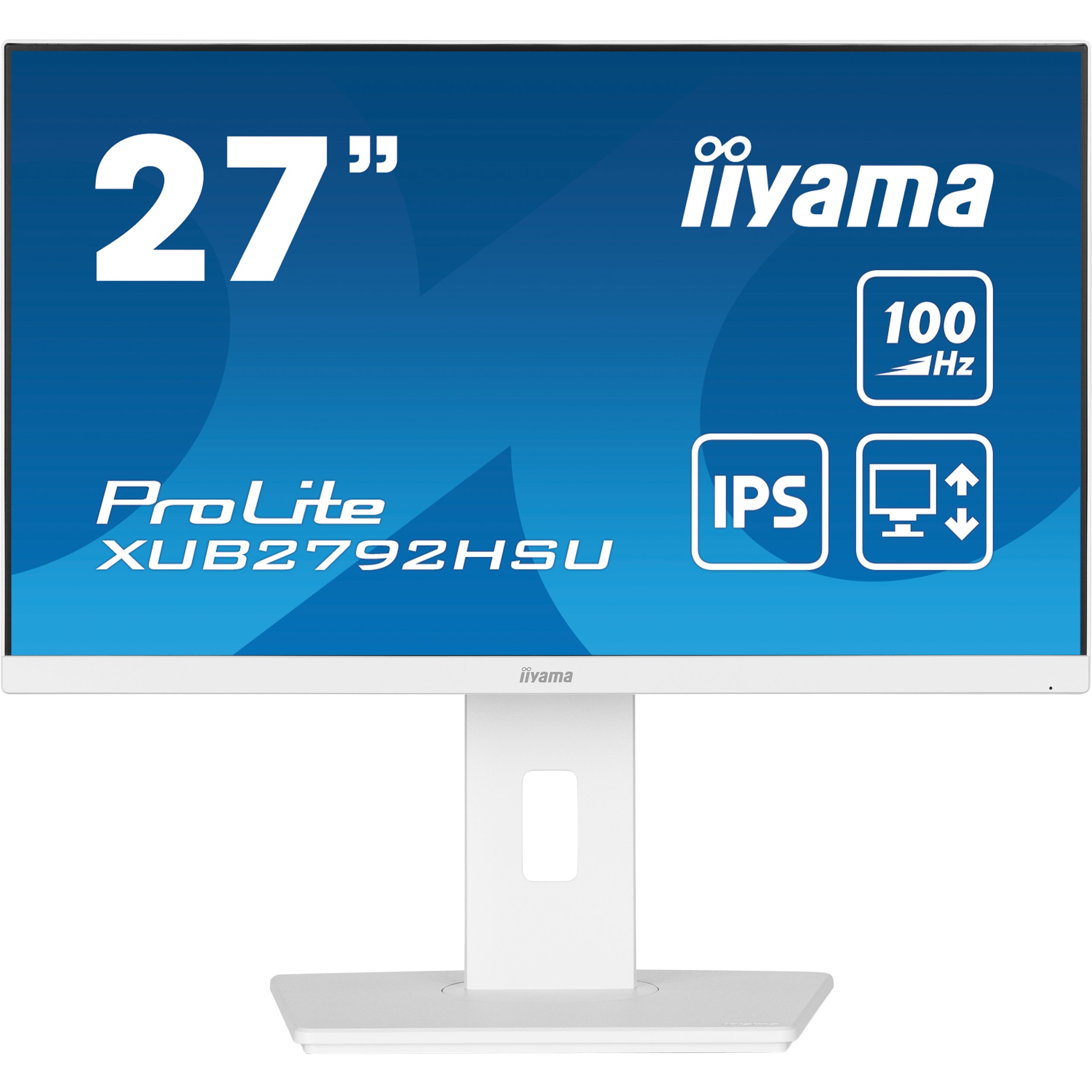iiyama ProLite XUB2792HSU-W6, 68,6 cm (27 Zoll), 1920 x 1080 Pixel, Full HD, LED, 0,4 ms, Weiß