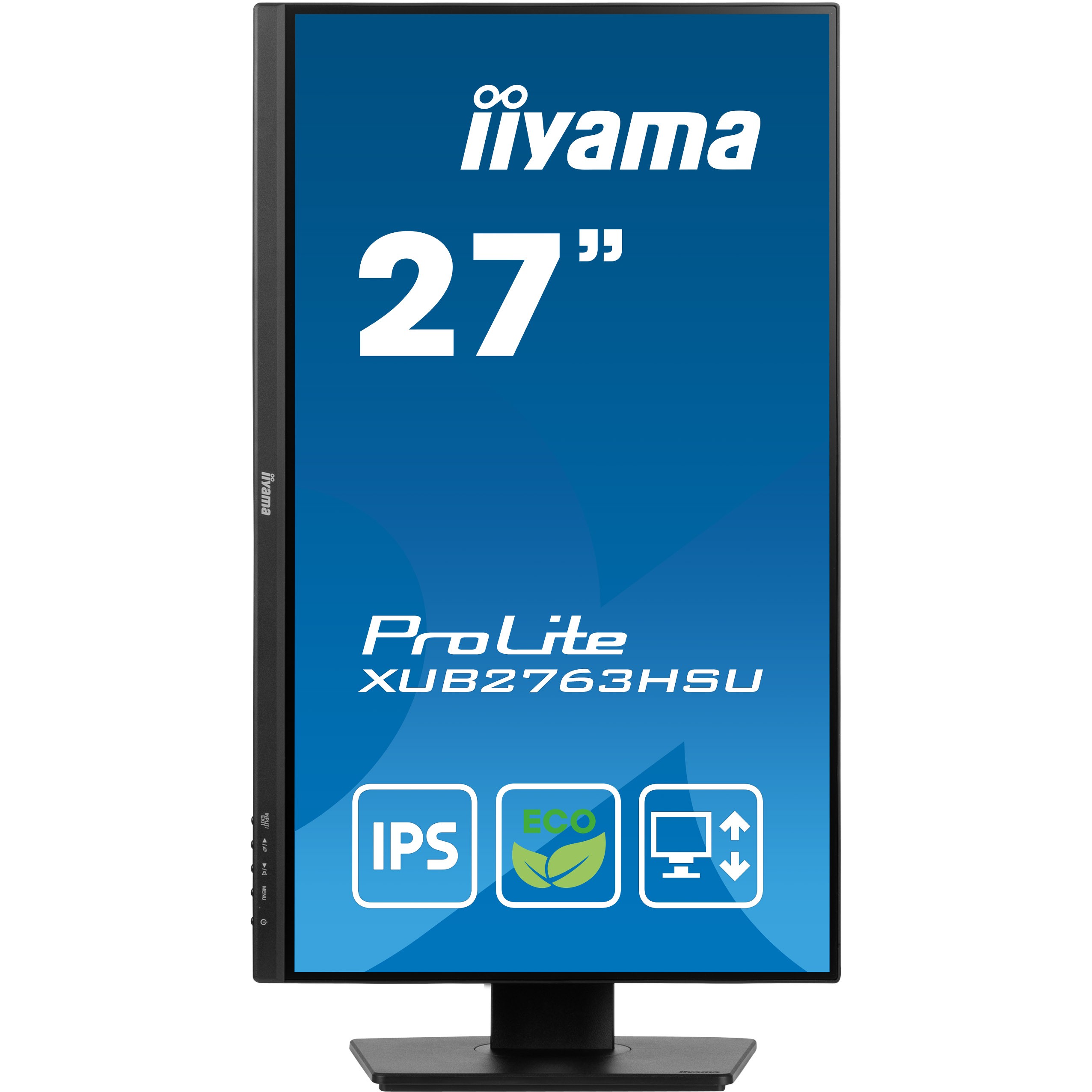iiyama ProLite XUB2763HSU-B1, 68,6 cm (27 Zoll), 1920 x 1080 Pixel, Full HD, LED, 3 ms, Schwarz