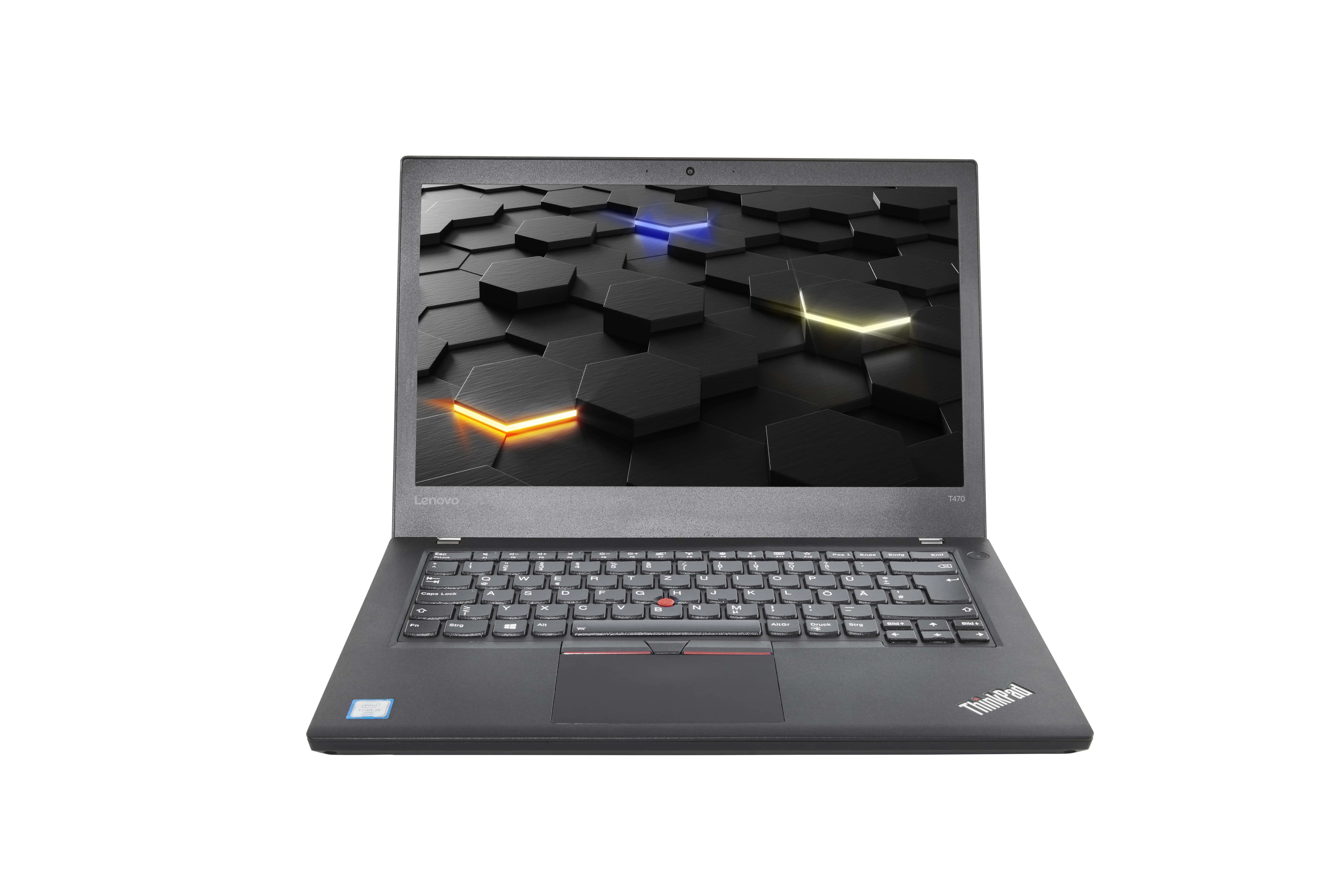 Lenovo ThinkPad T470, i5, 14 Zoll Full-HD, 16GB, 250GB SSD, Webcam, Windows 10 Pro (7. Gen)
