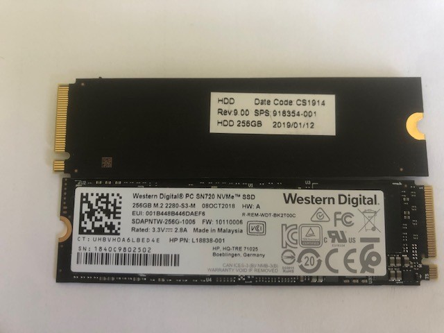 SN720 256 GB NVMe SSD  - sdapntw-256g-1006