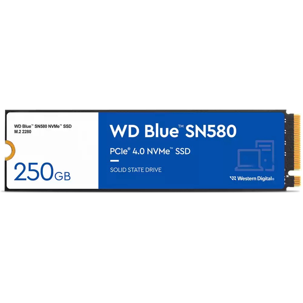 Western Digital Blue SN580, 500 GB, M.2, 4000 MB/s