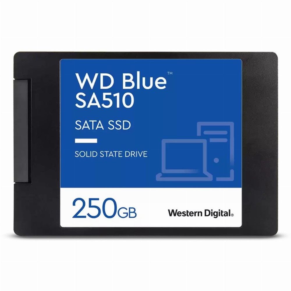 Western Digital Blue SA510, 250 GB, 2.5 Zoll), 555 MB/s, 6 Gbit/s